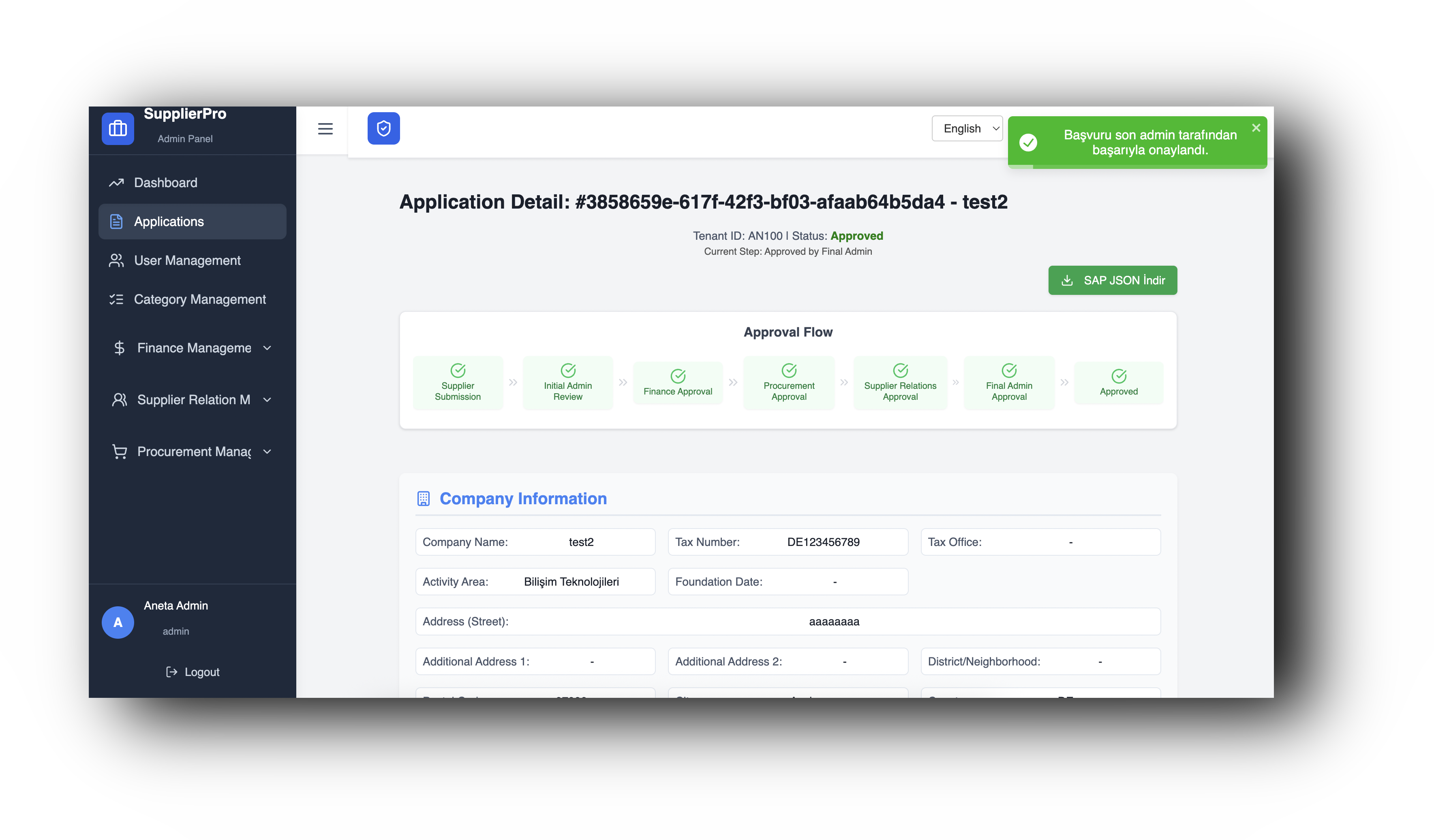 ERP entegrasyon animasyonu